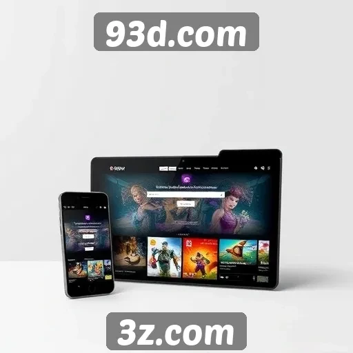 Experiência do usuário no 93d.com em dispositivos móveis